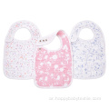 شاش القطن Snap Bibs 3 Pack